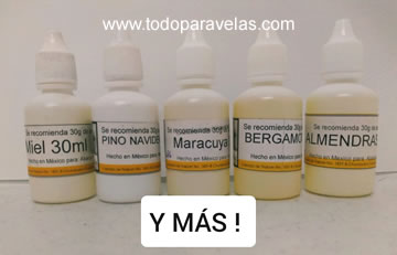 Aromas para hacer velas